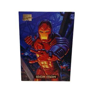 Vintage Fleer #56 Iron Man Marvel Masterpieces Collectible Character Card